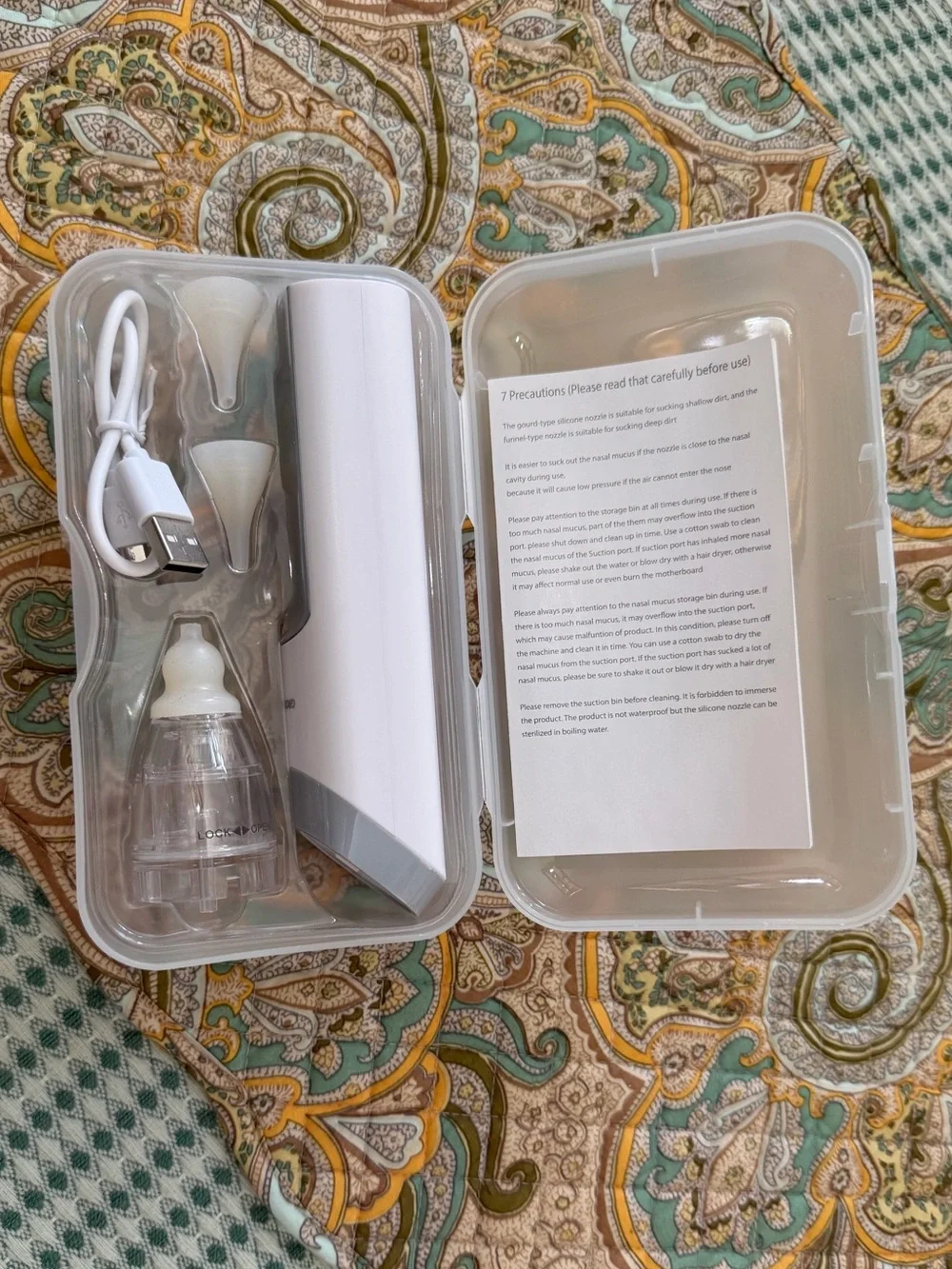 New GROWNSY Baby Nasal Aspirator electronic Nose Sucker Powerful Suction